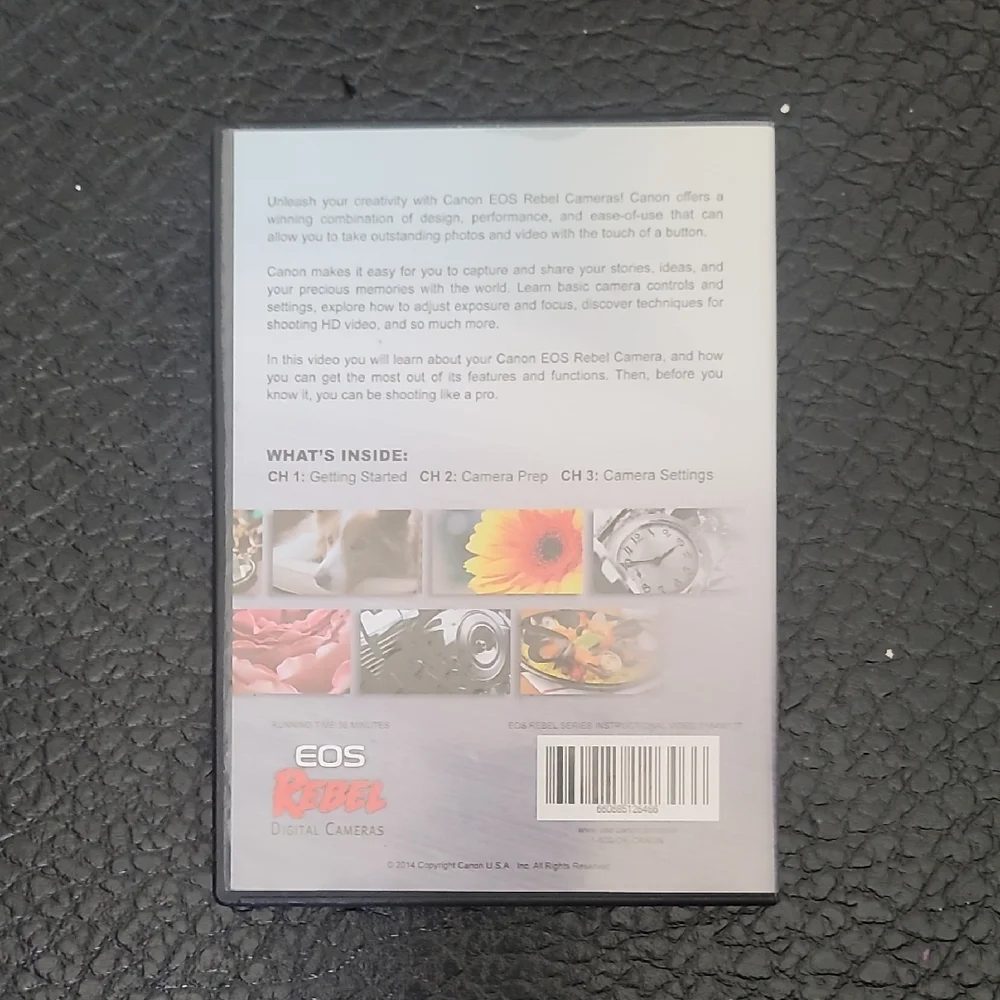 Canon EOS Rebel Digital Cameras Instructional DVD